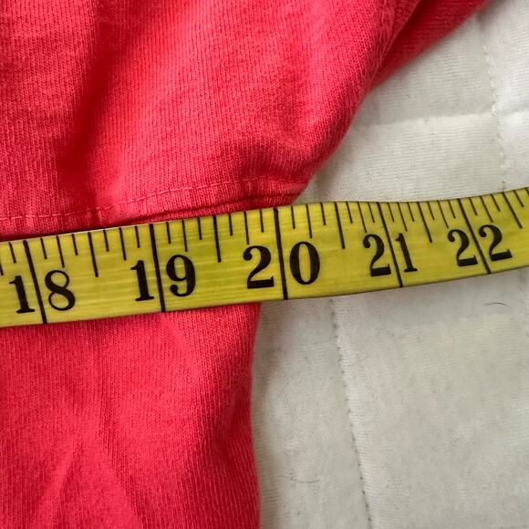 WALT DISNEY WORLD Womens Spirit Jersey XS Coral Pink Back Spell Out Long Sleeve - Picture 10 of 13